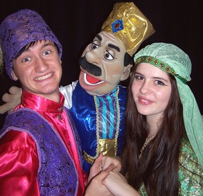 Andrea Fratellini with BABY puppet.