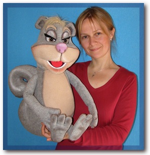 Rita foam puppet