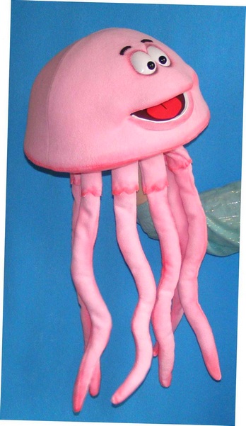 Jelly fish puppet, Puppet for sale.