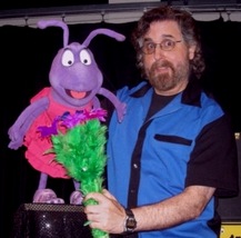 Steve Petruzzella with Purple ANT puppet